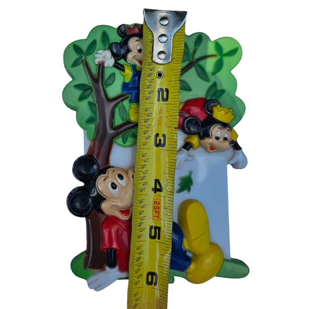 Vintage 1976 Disney Mickey Mouse Light‎ Switch Plate Cover